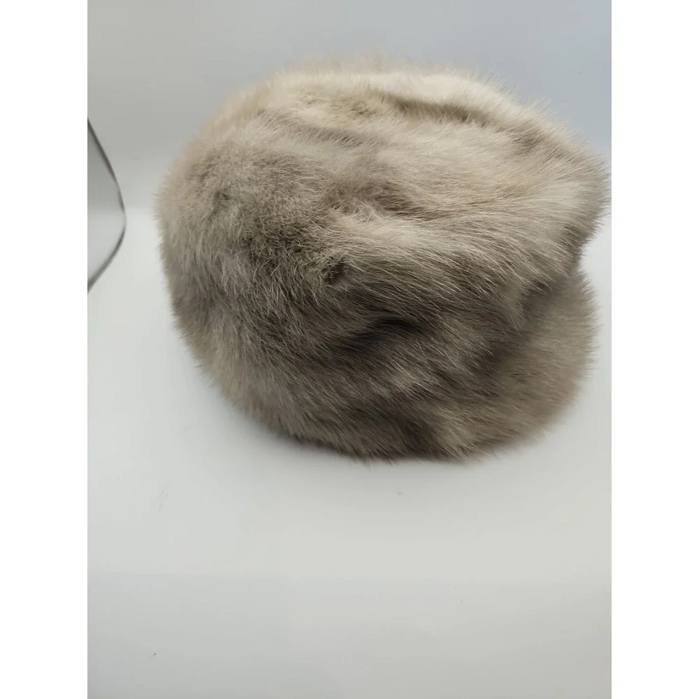 Vintage Fur Womans Pillbox Hat